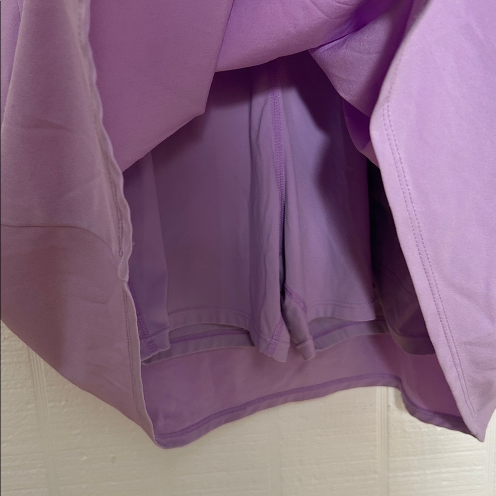 Abercrombie & Fitch Lilac Purple Athletic Dress with built in shorts size Large - Picture 3 of 8